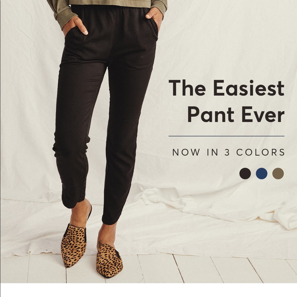 Marine Layer Alison pant size small black